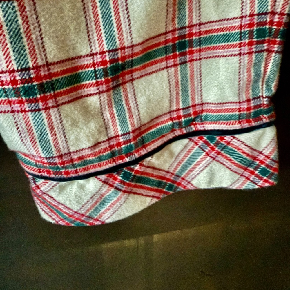 Marine Layer Cotton Plaid Lounge/Pajama Pants with Drawstring womens Sz L - Picture 5 of 6